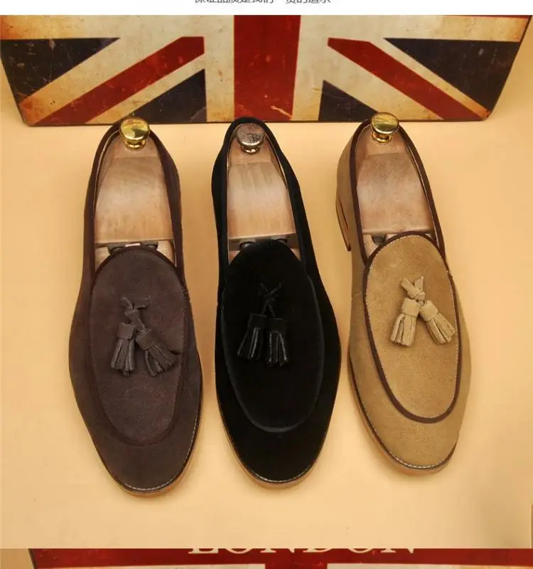 2026 Summer Fashion Men's Business Casual Suede Leather Shoes Breathable Slip-On Comfortable Pointed Toe Driving Loafers Trendy
2026 Summer Fashion Men's Business Casual Suede Leather Shoes Breathable Slip-On Comfortable Pointed Toe Driving Loafers Trendy