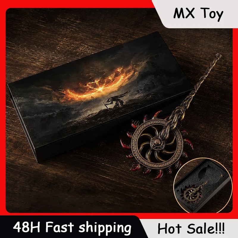 22cm Game Sword Props Ghiza's Wheel Gift Box Edition The Bearing Can Rotate Metal Crafts Decorations Cosplay Props Collections
22cm Game Sword Props Ghiza's Wheel Gift Box Edition The Bearing Can Rotate Metal Crafts Decorations Cosplay Props Collections