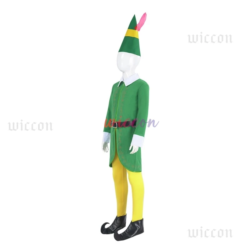 Christmas Elf Cosplay Costume Coat Hat Pants Shoe Cover Belt Red Feather Christmas Green Christmas Costume Green Suit
Christmas Elf Cosplay Costume Coat Hat Pants Shoe Cover Belt Red Feather Christmas Green Christmas Costume Green Suit