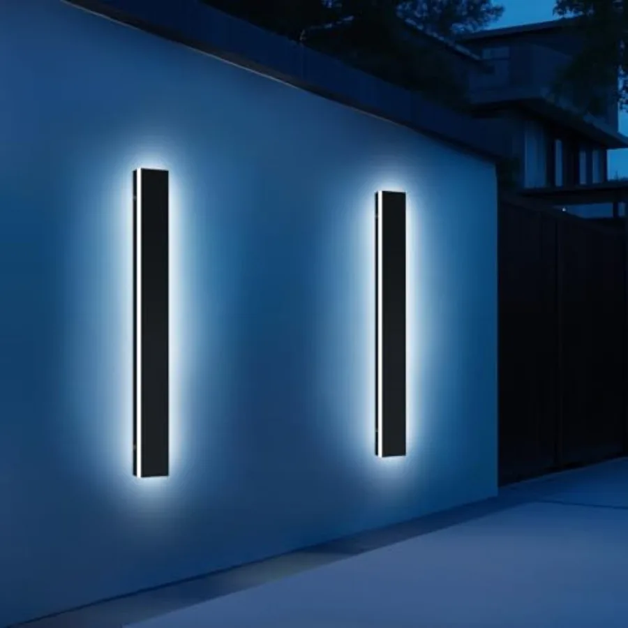 Upgrade Widened 2 Pack 57inch Long Modern Outdoor Wall Lighting, Dimmable 3000K-6000K, IP65 Waterproof Exterior Wall Sconces, B
Upgrade Widened 2 Pack 57inch Long Modern Outdoor Wall Lighting, Dimmable 3000K-6000K, IP65 Waterproof Exterior Wall Sconces, B