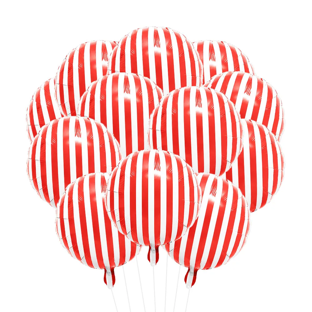 12pcs 18 Inch Red White Stripe Foil Balloon Carnival Wedding Party Birthday Party Baby Shower Decoration Globos
12pcs 18 Inch Red White Stripe Foil Balloon Carnival Wedding Party Birthday Party Baby Shower Decoration Globos