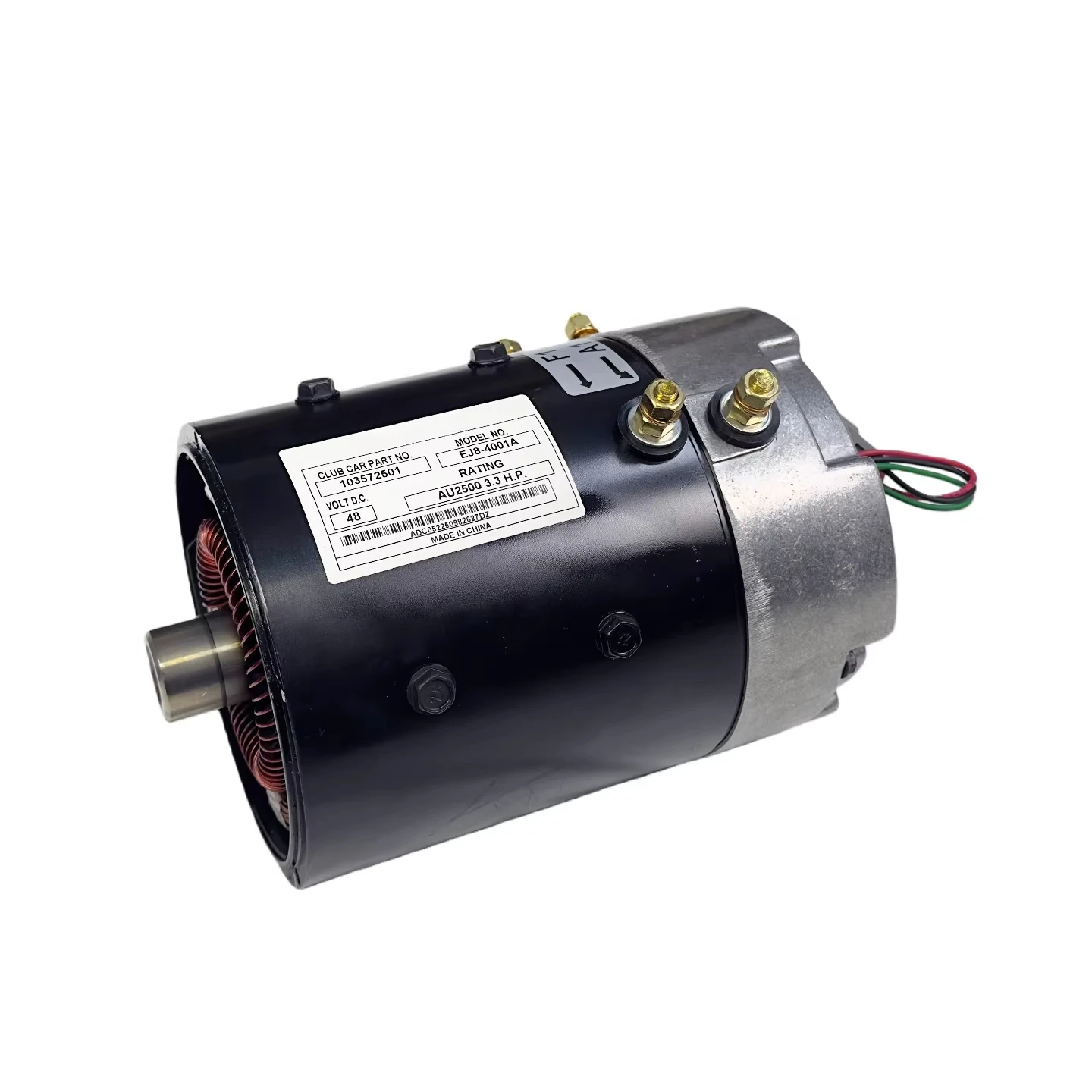 Мотор для гольф-кара 3.3HP 48V EJ8-4001A
Мотор для гольф-кара 3.3HP 48V EJ8-4001A