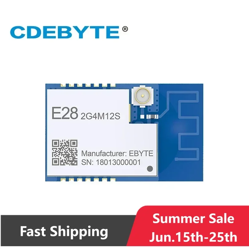 E28-2G4M12S RoHS 2,0 SX1281 LoRa 2,4 ГГц 12,5 дБм Модуль SPI IoT GFSK FLRC Bluetooth-передатчик Приемник Печатная плата
E28-2G4M12S RoHS 2,0 SX1281 LoRa 2,4 ГГц 12,5 дБм Модуль SPI IoT GFSK FLRC Bluetooth-передатчик Приемник Печатная плата