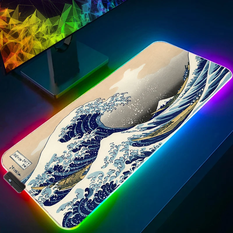 Японские волны со светодиодной подсветкой RGB коврик для мыши аниме Carpe большой ПК геймер компьютер светодиодный коврик для мыши клавиатура игровые аксессуары настольный коврик
Японские волны со светодиодной подсветкой RGB коврик для мыши аниме Carpe большой ПК геймер компьютер светодиодный коврик для мыши клавиатура игровые аксессуары настольный коврик