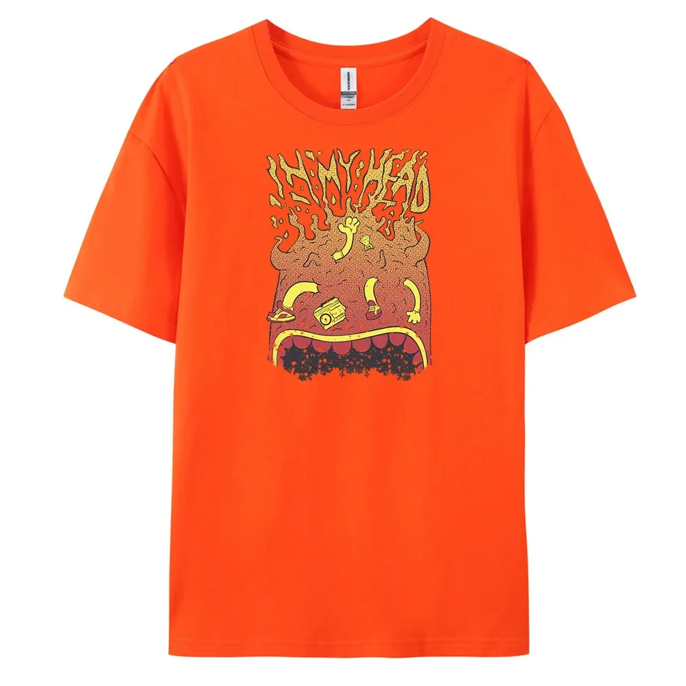 Fire Men's Casual Short-sleeved T-shirt with 100% Cotton Fashion print Tees oversize
Fire Men's Casual Short-sleeved T-shirt with 100% Cotton Fashion print Tees oversize