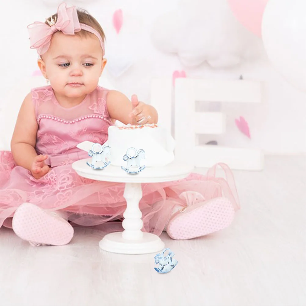 24pcs Horse Decoration Acrylic Mini Rocking Horses Mini Blue Pink Baby Shower DIY Party Supplies Favor Table Scatter
24pcs Horse Decoration Acrylic Mini Rocking Horses Mini Blue Pink Baby Shower DIY Party Supplies Favor Table Scatter