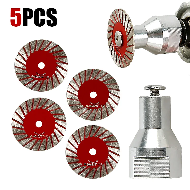 5PC 1.57" M14 5/8-11 Diamond Saw Blade for Granite Marble Stone, Angle Grinder Tool for Carving Lettering Masonry Tombstone DIY
5PC 1.57" M14 5/8-11 Diamond Saw Blade for Granite Marble Stone, Angle Grinder Tool for Carving Lettering Masonry Tombstone DIY