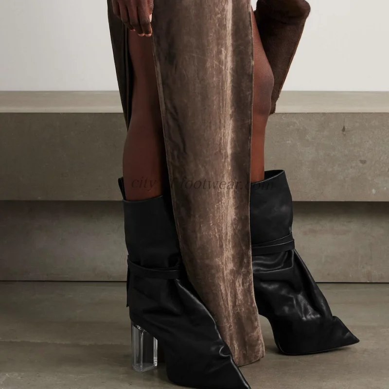 Black/white punk clear heeled thigh high boots Women's luxury designer winter new in pants boots sexy runway shoes
Black/white punk clear heeled thigh high boots Women's luxury designer winter new in pants boots sexy runway shoes