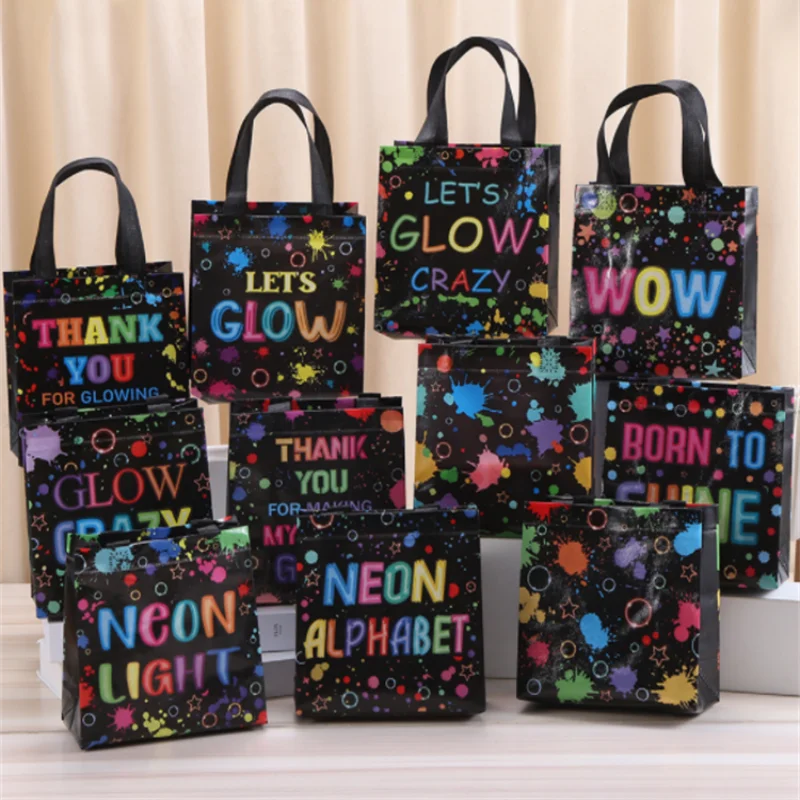 24PCS 20x20x9cm Black Non-woven Handle Printed Bag DIY Party Birthday Waterproof Takeaway Shopping Carrier Gift Tote Pouches
24PCS 20x20x9cm Black Non-woven Handle Printed Bag DIY Party Birthday Waterproof Takeaway Shopping Carrier Gift Tote Pouches