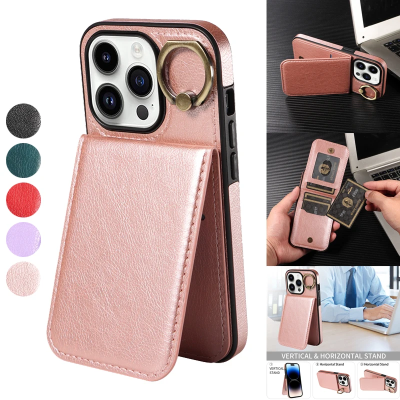Wallet For iPhone 15 Pro Max 14 Pro Max 13 Pro 12 Pro Max 11 Pro SE 2020 X XS Max XR 8 7 Plus Flip Card Bag Ring Leather Case
Wallet For iPhone 15 Pro Max 14 Pro Max 13 Pro 12 Pro Max 11 Pro SE 2020 X XS Max XR 8 7 Plus Flip Card Bag Ring Leather Case