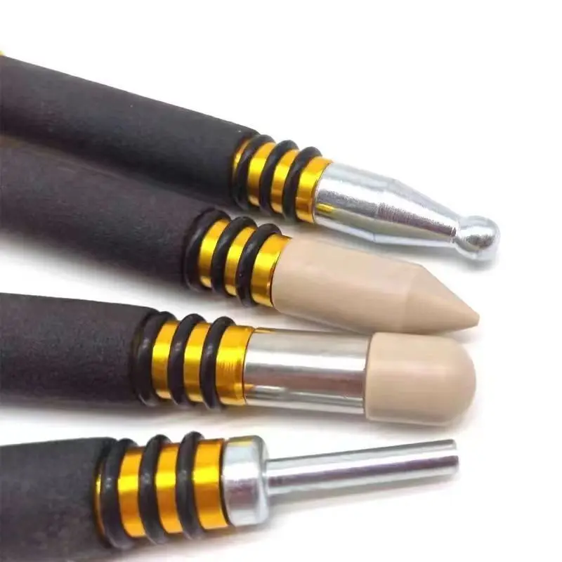 4Pcs Paintless Dent Repair Tools Tap down Pen Magnetic Anti-Slip Grip Car Body Scratch Free Detachable Tip Dent Removal Tool
4Pcs Paintless Dent Repair Tools Tap down Pen Magnetic Anti-Slip Grip Car Body Scratch Free Detachable Tip Dent Removal Tool