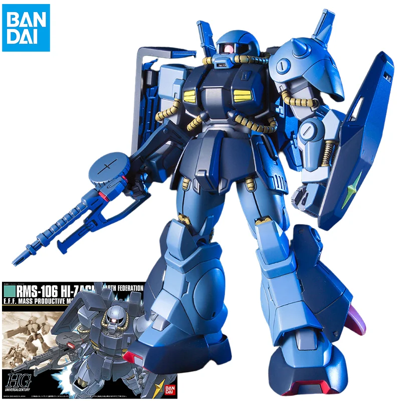 Bandai Original MODEL KIT GUNDAM HG 055 RMS-106 Hi-Z 1/144 Anime Action Figure Assembly Model Toys Collectible Model Ornaments
Bandai Original MODEL KIT GUNDAM HG 055 RMS-106 Hi-Z 1/144 Anime Action Figure Assembly Model Toys Collectible Model Ornaments