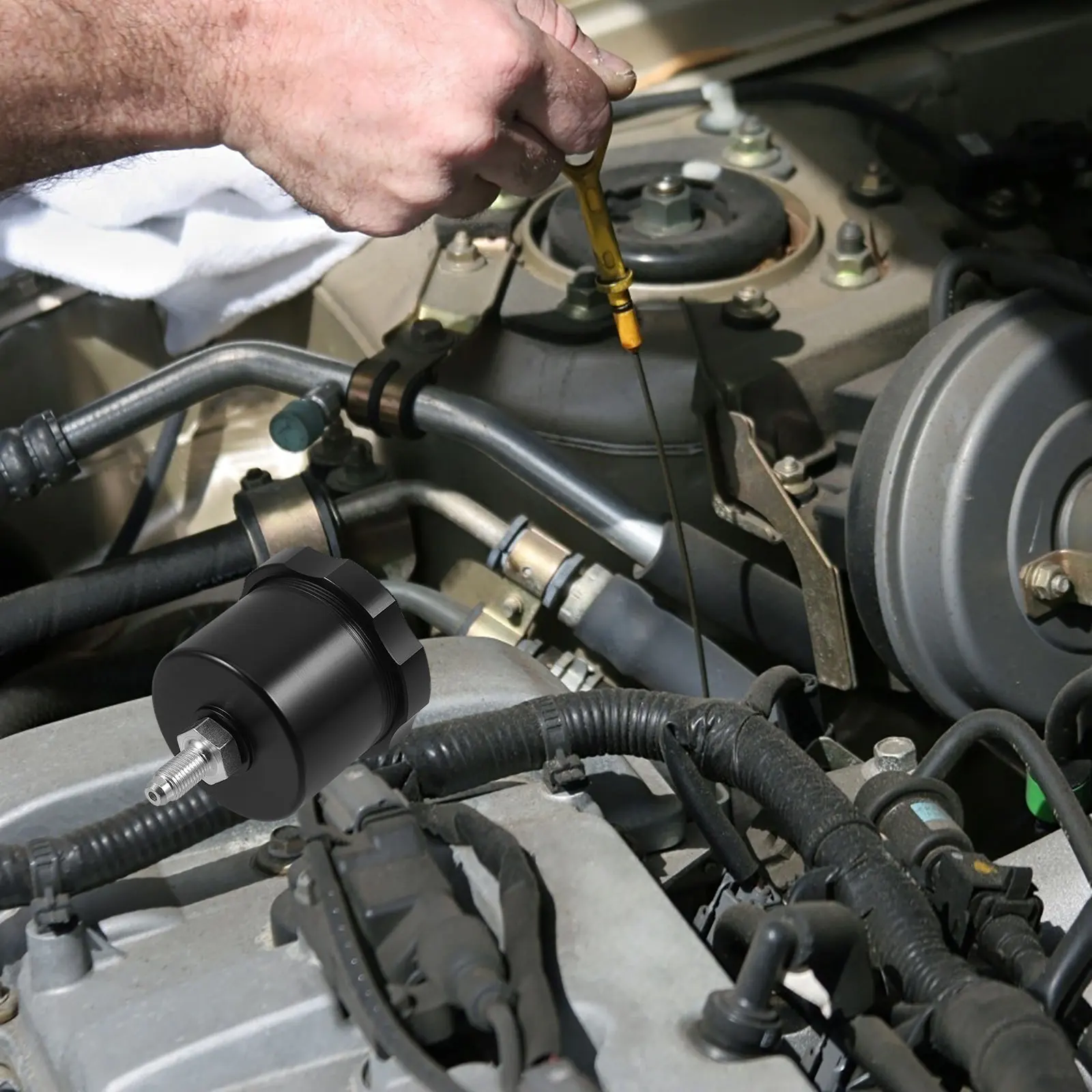 Алюминиевый бак для гидравлического масла, автомобильный бак для дрифта, тормоз, замена масляной чашки, прочный, легкий, бак для жидкости для гоночного автомобиля 
Алюминиевый бак для гидравлического масла, автомобильный бак для дрифта, тормоз, замена масляной чашки, прочный, легкий, бак для жидкости для гоночного автомобиля