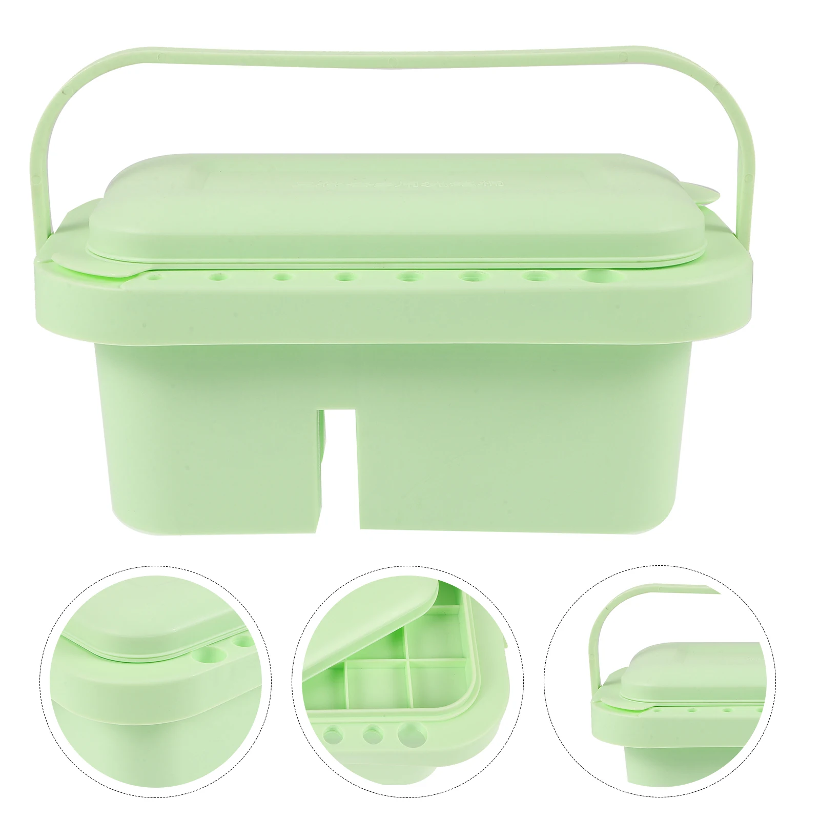 Portable Paint Washer Reusable Holder Light Green 3in1 Water Brush Cleaner Bucket for Artists Students Craft Supplies
Portable Paint Washer Reusable Holder Light Green 3in1 Water Brush Cleaner Bucket for Artists Students Craft Supplies