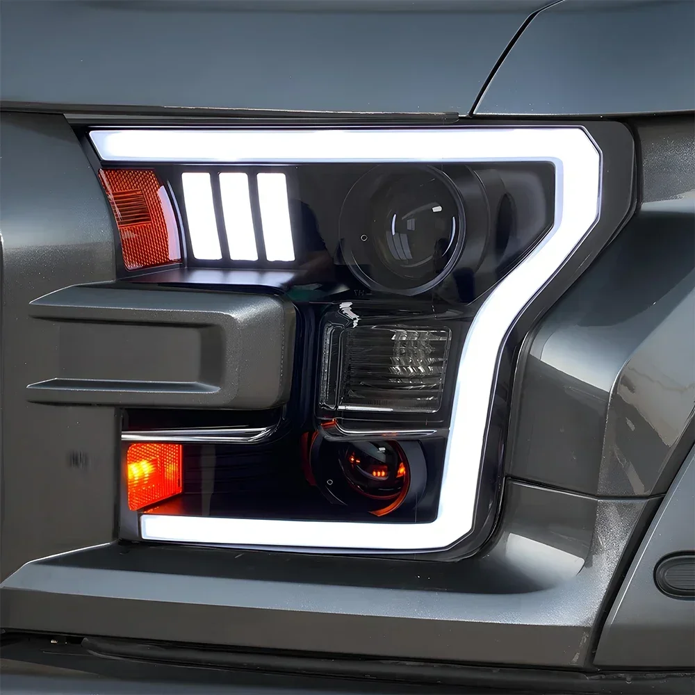 For Ford Raptor F150 2015-2017 LED Car Front Lamps Assembly Upgrade High Quality Projector Lens Auto Headlights Accessories
For Ford Raptor F150 2015-2017 LED Car Front Lamps Assembly Upgrade High Quality Projector Lens Auto Headlights Accessories