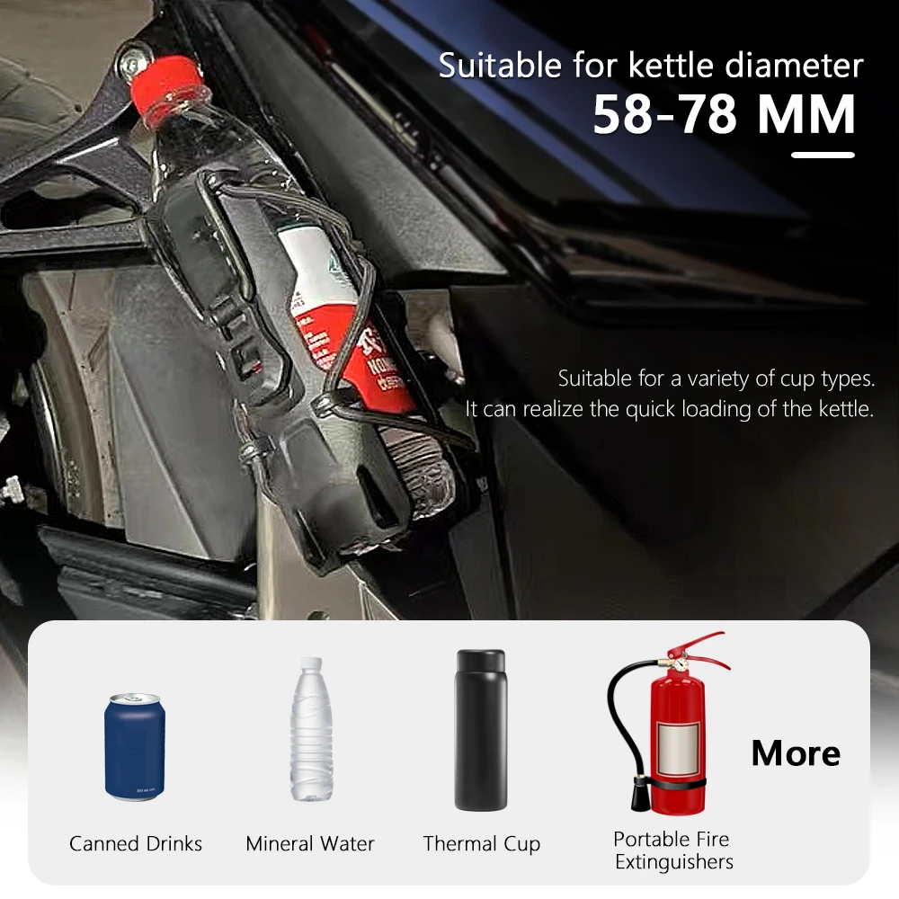 New Motorcycle Accessories Drink Cup Holder Beverage Kettle Stand Bumper Bar For BMW For Honda For Yamaha 25mm Diameter Rod
New Motorcycle Accessories Drink Cup Holder Beverage Kettle Stand Bumper Bar For BMW For Honda For Yamaha 25mm Diameter Rod