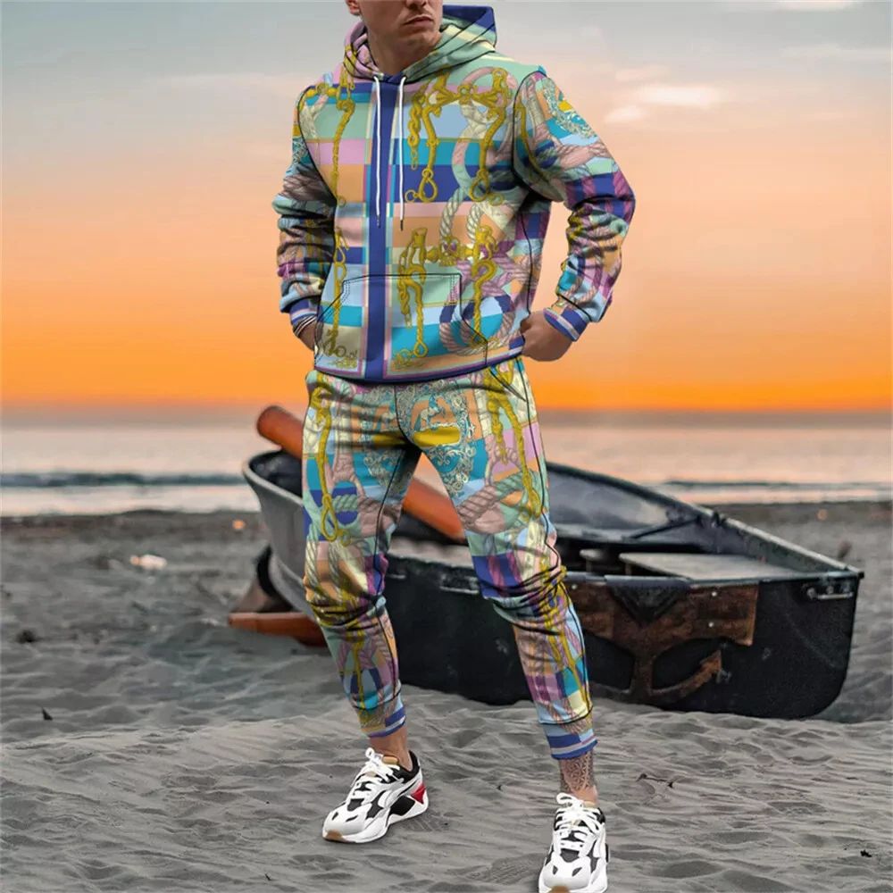 Vintage Sets Casual 3D Ethnic Pattern Men Women Slim Fit Spring Kids Suits Men's Long Sleeved Hoodies+ Pants 2pcs Set
Vintage Sets Casual 3D Ethnic Pattern Men Women Slim Fit Spring Kids Suits Men's Long Sleeved Hoodies+ Pants 2pcs Set