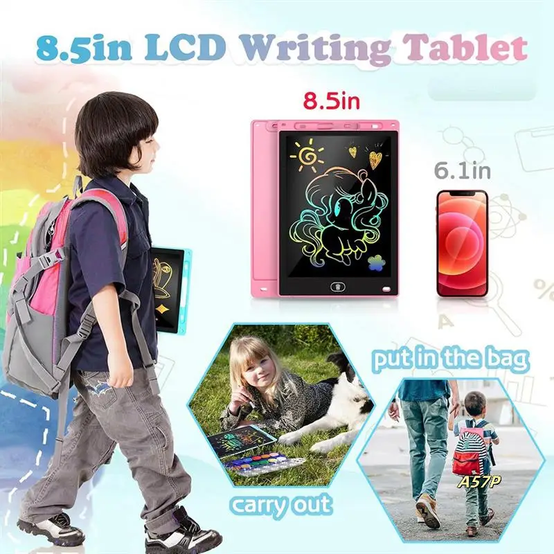 2 Pack LCD Writing Tablet For Kids - Preschool Drawing Tablet Toys & Toddler Travel Essential Toys
2 Pack LCD Writing Tablet For Kids - Preschool Drawing Tablet Toys & Toddler Travel Essential Toys