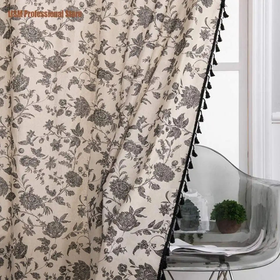 American Geometric Semi-Blackout Curtains for Living Room Bedroom Bohemian Style Cotton Linen Darkening Tassels Window Drapes
American Geometric Semi-Blackout Curtains for Living Room Bedroom Bohemian Style Cotton Linen Darkening Tassels Window Drapes