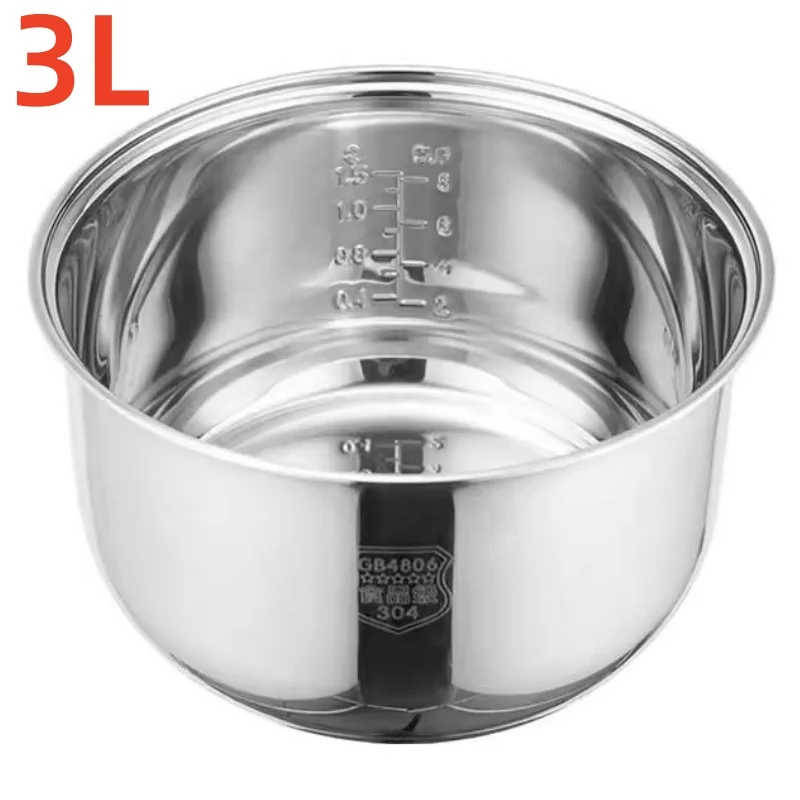 304 stainless steel rice cooker 3L inner bowl for multicooker Esperanza EKG011 replacement Food grade non-stick pan inner bowl
304 stainless steel rice cooker 3L inner bowl for multicooker Esperanza EKG011 replacement Food grade non-stick pan inner bowl