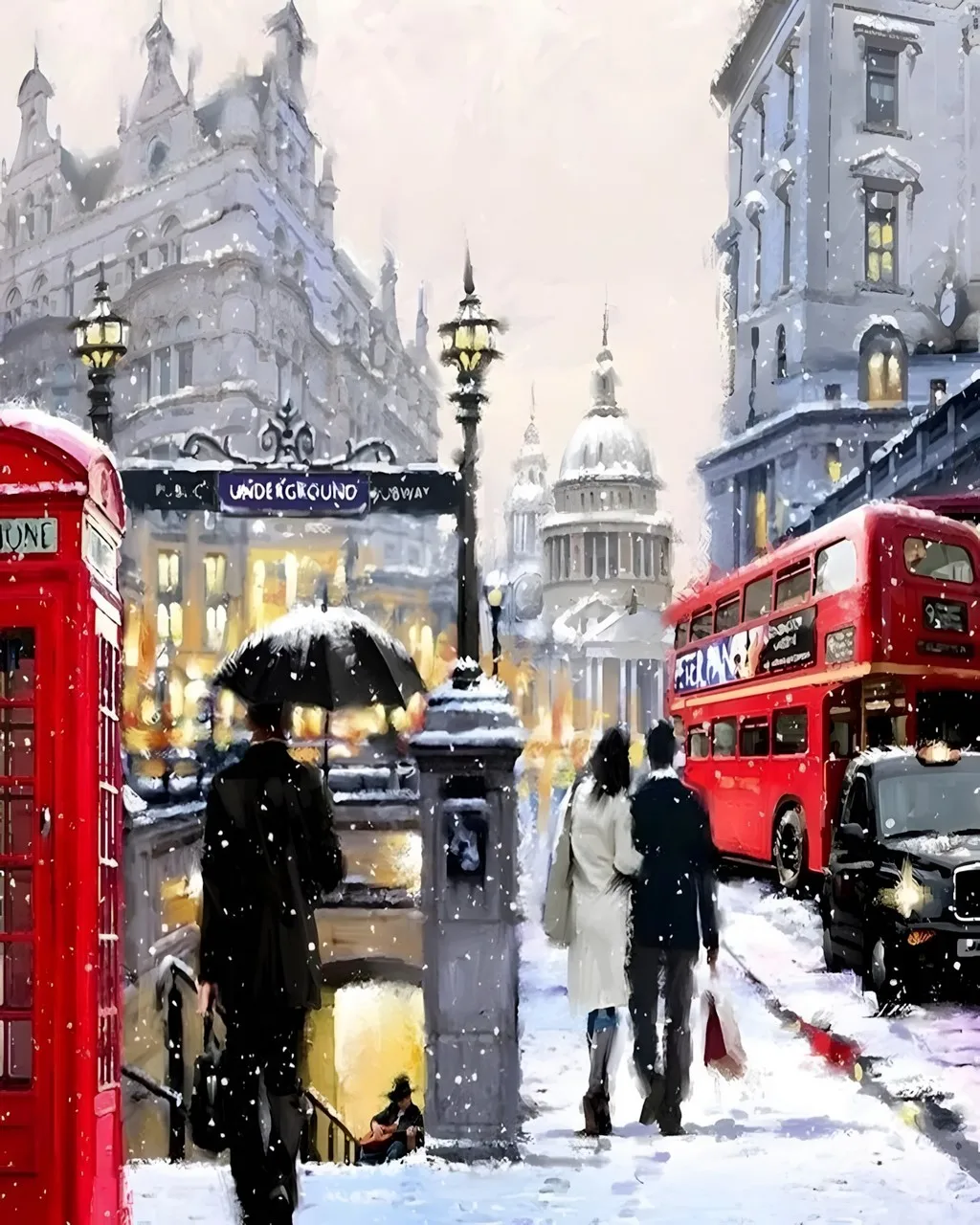 JMINE Div 5D winter london city street landscape Full Diamond Painting cross stitch kits art scenic 3D paint by diamonds
JMINE Div 5D winter london city street landscape Full Diamond Painting cross stitch kits art scenic 3D paint by diamonds