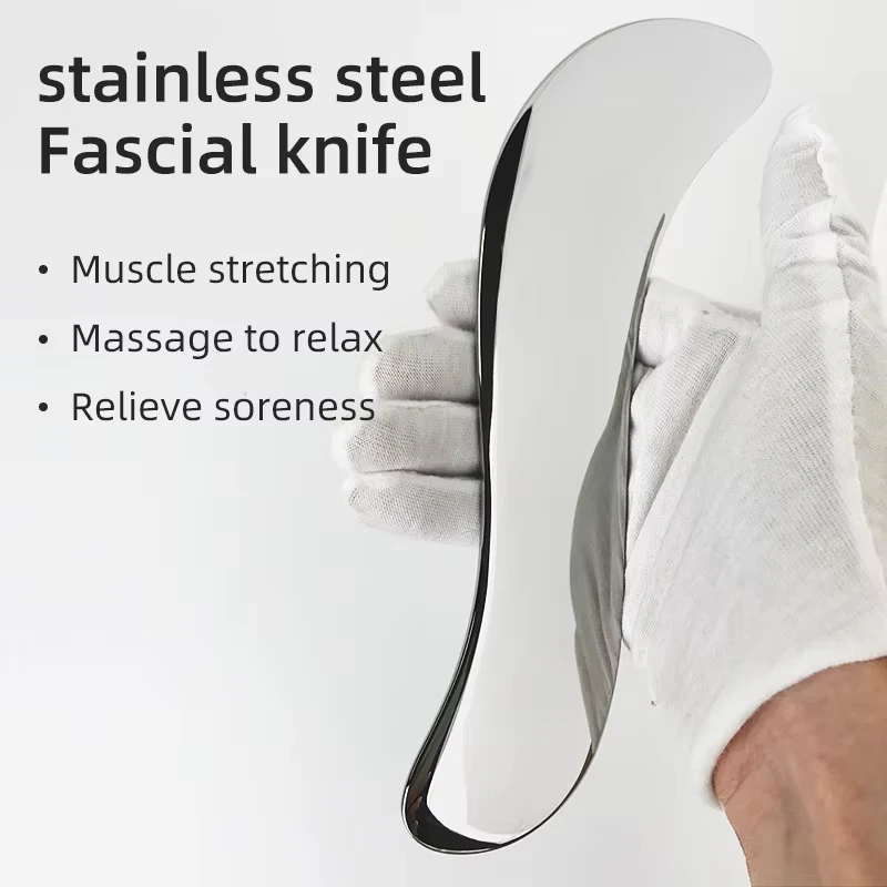 S Shape Stainless Steel Gua Sha Board, Professional Body Scraping Plate Massage Tool to Promote Blood Circulation & Relaxation
S Shape Stainless Steel Gua Sha Board, Professional Body Scraping Plate Massage Tool to Promote Blood Circulation & Relaxation