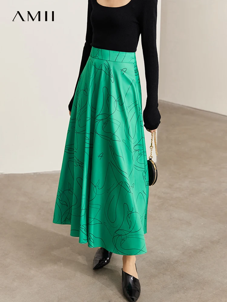 AMII Minimalism Long Skirt for Women 2024 Spring New Elegant Fashion Vintage Casual All-match Printing High Waist Skirt 12341094
AMII Minimalism Long Skirt for Women 2024 Spring New Elegant Fashion Vintage Casual All-match Printing High Waist Skirt 12341094