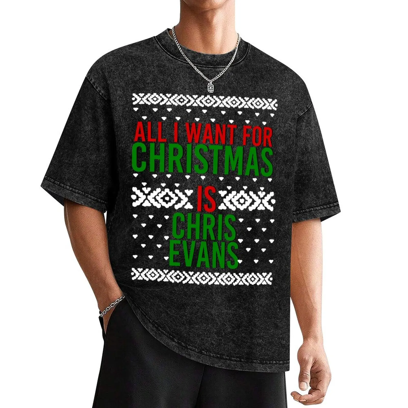 All I Want For Christmas (Chris Evans) T-Shirt summer top graphic tee shirt fashion shirts plus size men clothing
All I Want For Christmas (Chris Evans) T-Shirt summer top graphic tee shirt fashion shirts plus size men clothing