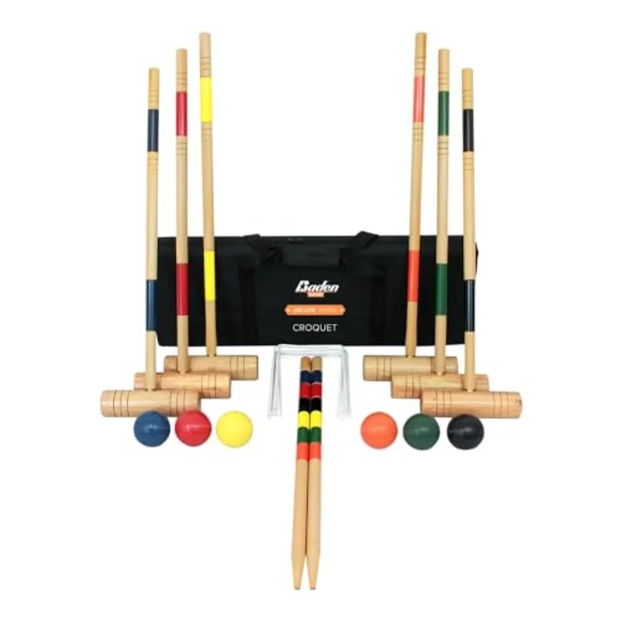 Deluxe Series Croquet Set 29 inch mallets
Deluxe Series Croquet Set 29 inch mallets