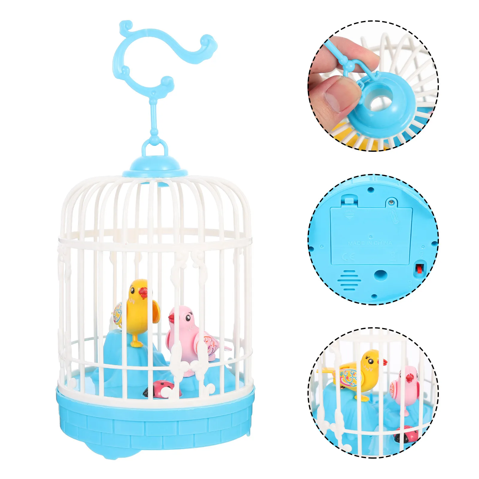 Electric Singing Bird Voice Control Sound Activated Light Sensor Simulation Chirping Bird Interactive Plaything for Kids
Electric Singing Bird Voice Control Sound Activated Light Sensor Simulation Chirping Bird Interactive Plaything for Kids