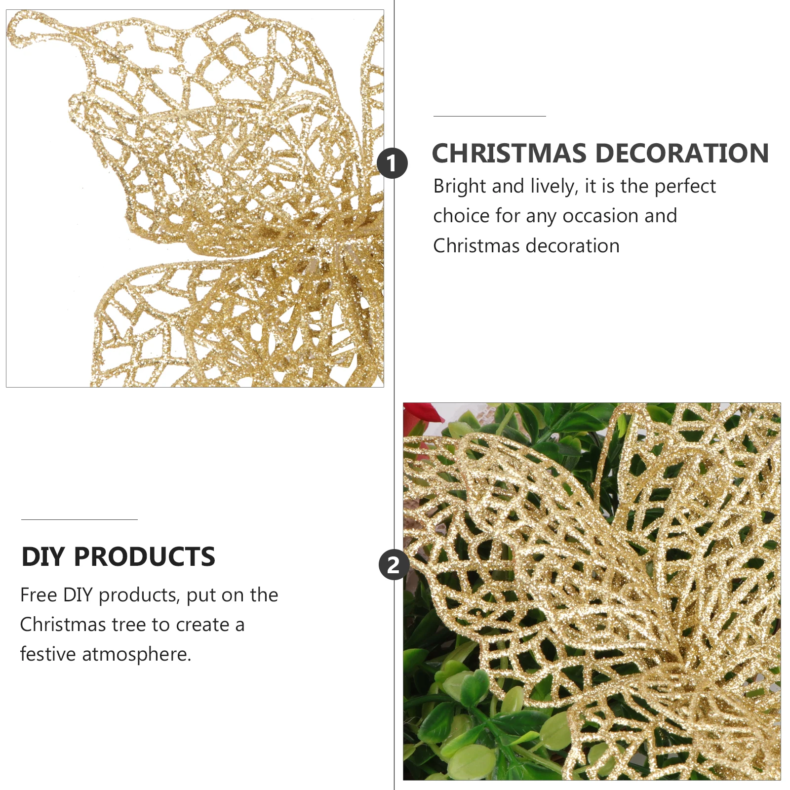 10pcs Decorations Christmas Tree PE Material DIY Festive nament Xmas Party Home Glitter Pendant
10pcs Decorations Christmas Tree PE Material DIY Festive nament Xmas Party Home Glitter Pendant