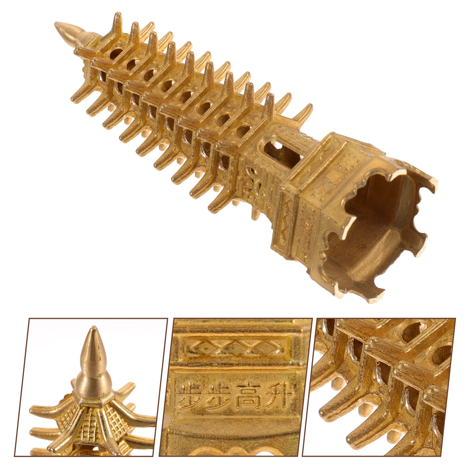 Retro Wenchang Tower Ornaments Model High Quality Vintage Architectural Golden Chinese Desk Decoration Style Office
Retro Wenchang Tower Ornaments Model High Quality Vintage Architectural Golden Chinese Desk Decoration Style Office