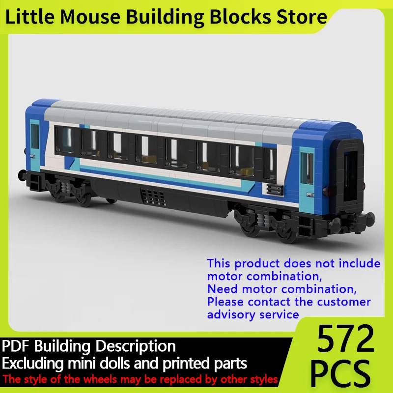 City Car Model MOC Building Bricks Eurocity Train PAX Wagon Modular Technology Gifts Holiday Assemble Children Toys Suit
City Car Model MOC Building Bricks Eurocity Train PAX Wagon Modular Technology Gifts Holiday Assemble Children Toys Suit