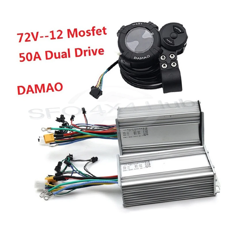 High-Quality Electric Scooter Accessories 72V 50A 12-tube Dual Drive Controller DAMAO LCD Display Electric Scooter Controller
High-Quality Electric Scooter Accessories 72V 50A 12-tube Dual Drive Controller DAMAO LCD Display Electric Scooter Controller
