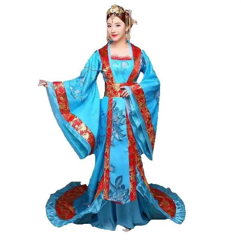 Royal Lady Chinese Stage Dress Hanfu Cosplay Oriental national Garment Ancient Chinese Attire Hanfu Women Traditional Clothes
Royal Lady Chinese Stage Dress Hanfu Cosplay Oriental national Garment Ancient Chinese Attire Hanfu Women Traditional Clothes