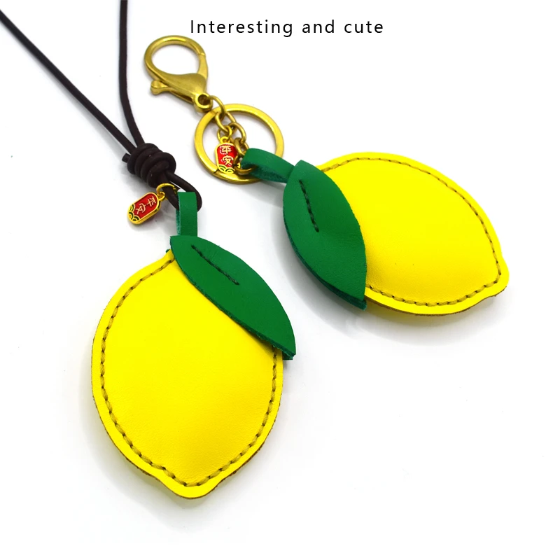 Leather "Lemon" first layer cowhide bag fruit pendant car pendant hand book mark keychain
Leather "Lemon" first layer cowhide bag fruit pendant car pendant hand book mark keychain