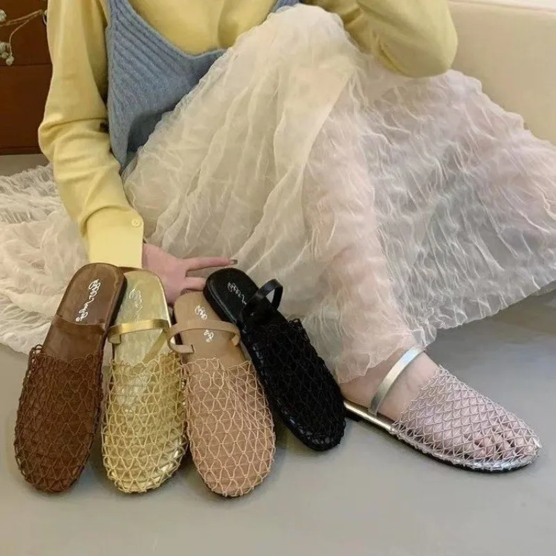 2025 New Breathable Summer Beach Fashion Mesh Ladies Flats Slippers Shoes Female Round Toe Women Slides Sandals Slippers Shoes
2025 New Breathable Summer Beach Fashion Mesh Ladies Flats Slippers Shoes Female Round Toe Women Slides Sandals Slippers Shoes