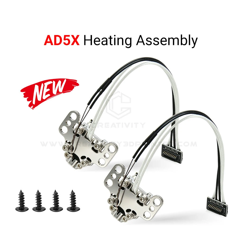 AD5X Hotend Heating Assembly for Flashforge AD5X Heating Component Kit with Heater Cartridge Thermistor AD5X Nozzle Hotend Parts
AD5X Hotend Heating Assembly for Flashforge AD5X Heating Component Kit with Heater Cartridge Thermistor AD5X Nozzle Hotend Parts