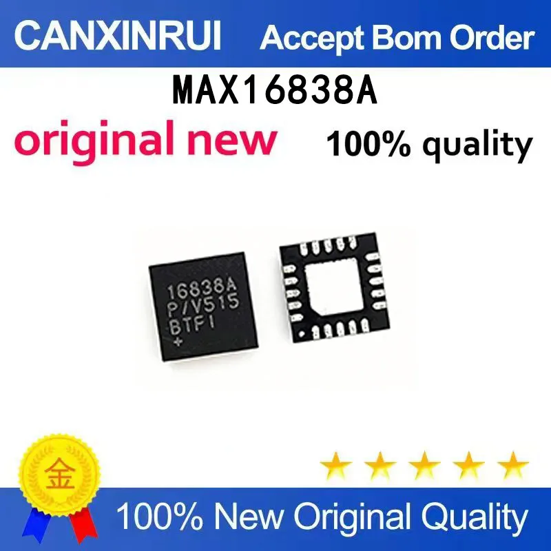 (5-100 pieces)New in stock MAX16838ATP/V+T MAX16838A 16838A Chip IC
(5-100 pieces)New in stock MAX16838ATP/V+T MAX16838A 16838A Chip IC