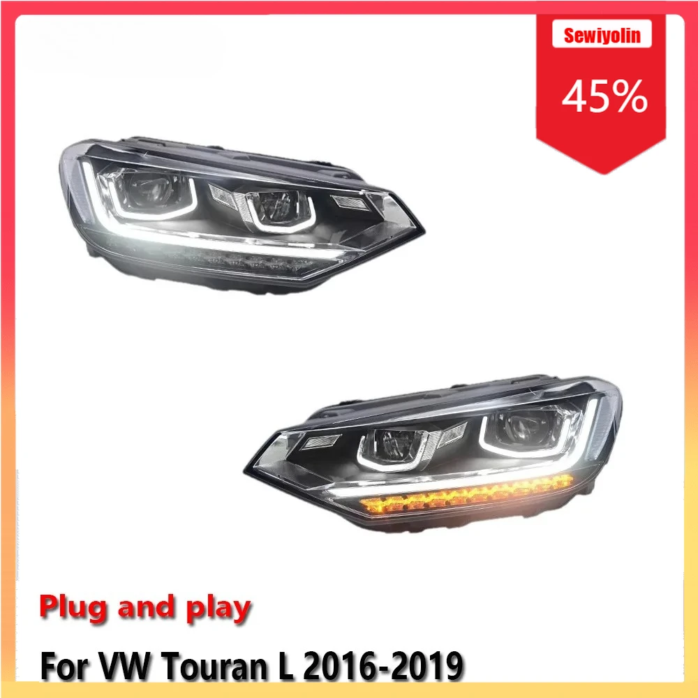 Автомобильные светодиодные фары, автомобильные детали для Volkswagen Touran L 2016-2019, противотуманные DRL, стоп-сигнал, указатель поворота, Plug and Play
Автомобильные светодиодные фары, автомобильные детали для Volkswagen Touran L 2016-2019, противотуманные DRL, стоп-сигнал, указатель поворота, Plug and Play