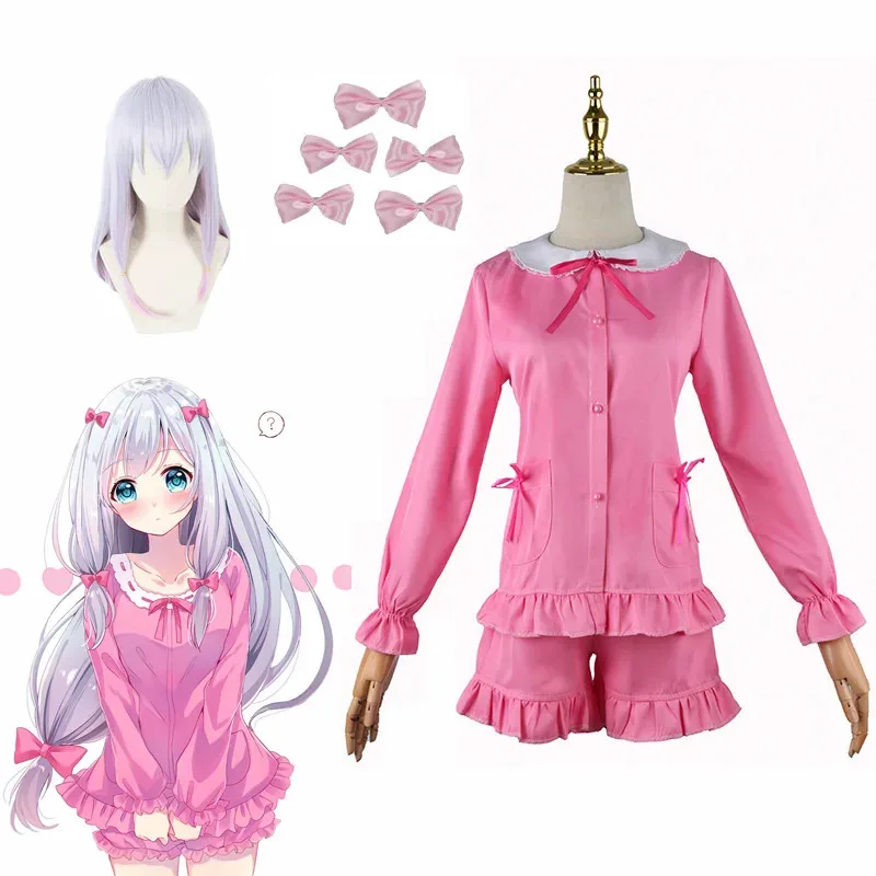 Eromanga Sense Izumi Sagiri Косплей Костюм Парик Япония Новый Аниме Розовая Пижама Длинные Серебристые Kawaii Костюм Лолиты для девочек Наборы на Хэллоуин
Eromanga Sense Izumi Sagiri Косплей Костюм Парик Япония Новый Аниме Розовая Пижама Длинные Серебристые Kawaii Костюм Лолиты для девочек Наборы на Хэллоуин