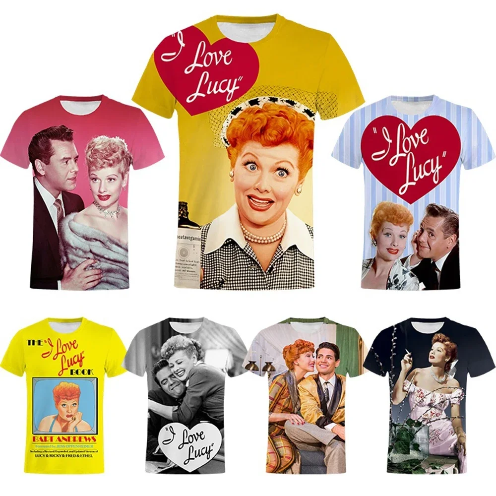 Hit TV Variety Show I Love Lucy 3D Printed Quick-drying Breathable Sports Men Plus Size Crew-neck T-shirt Clothes
Hit TV Variety Show I Love Lucy 3D Printed Quick-drying Breathable Sports Men Plus Size Crew-neck T-shirt Clothes