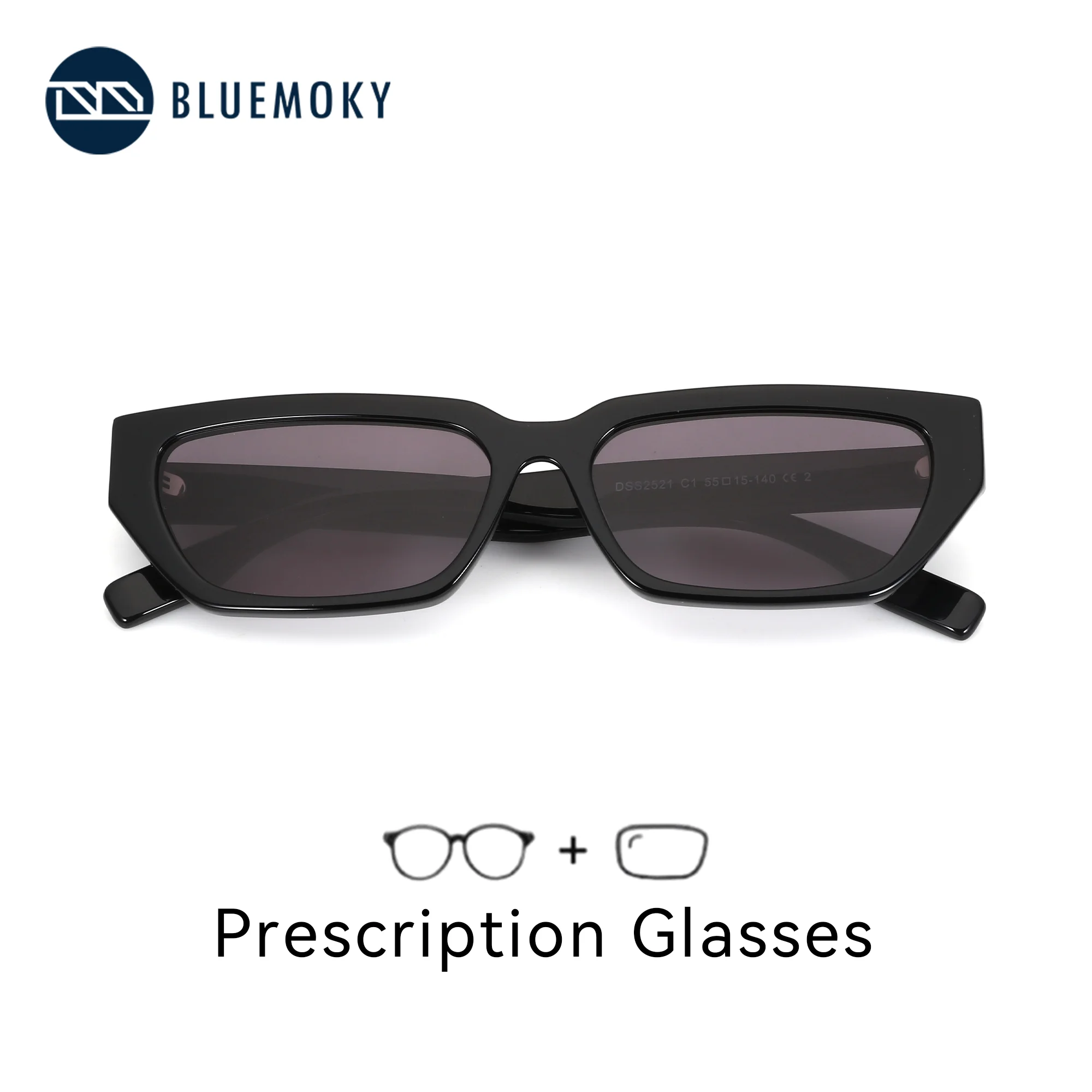 BLUEMOKY M Size Trendy Polygon Acetate UV400 Polarized Sunglasses Prescription For Unisex Progressive Optical Sun Glasses
BLUEMOKY M Size Trendy Polygon Acetate UV400 Polarized Sunglasses Prescription For Unisex Progressive Optical Sun Glasses