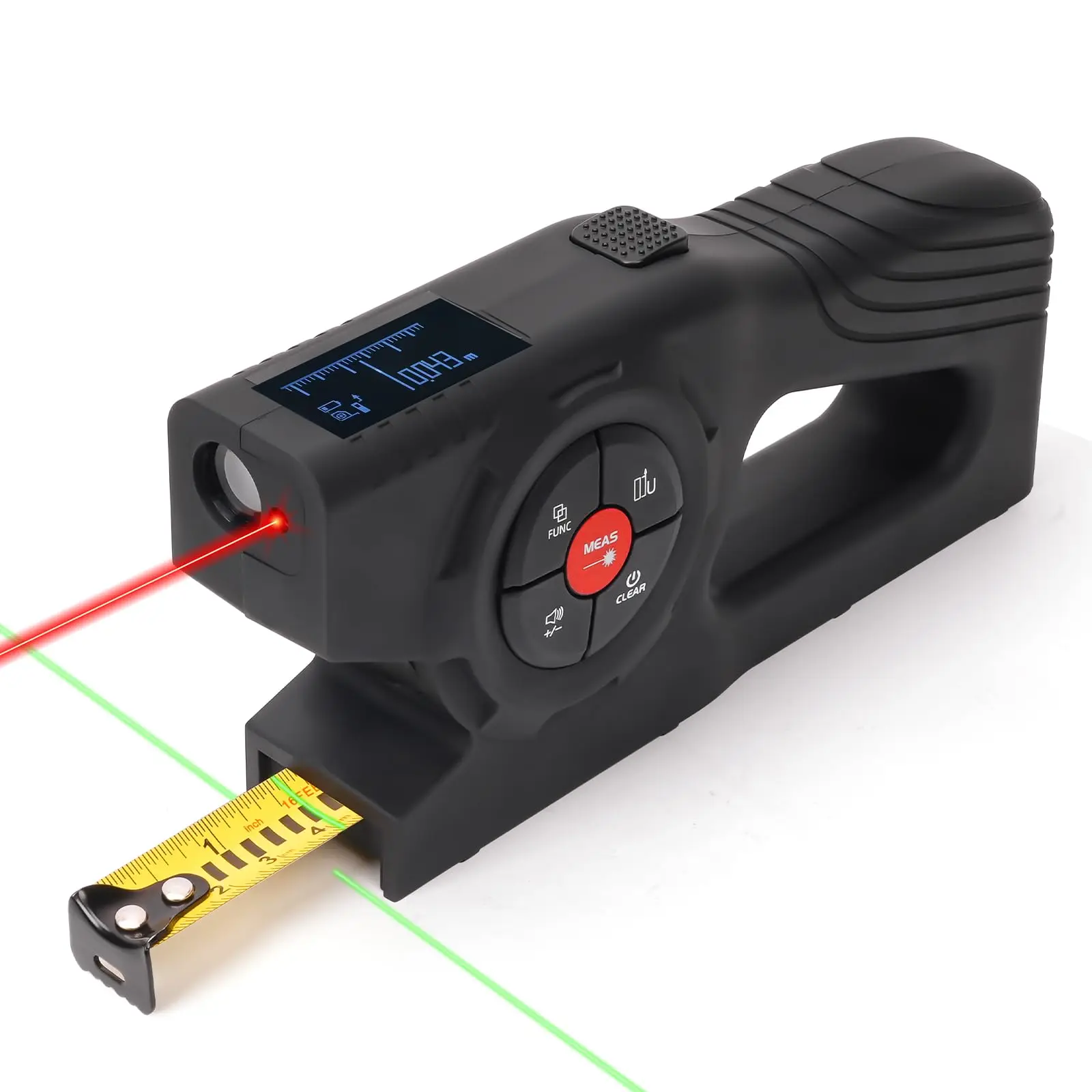 LUNYEE Laser Tape Measure 3 In 1 Digital Tape Measure High Precision Recharge OLED Display Laser Rangefinder Steel Tape Measure
LUNYEE Laser Tape Measure 3 In 1 Digital Tape Measure High Precision Recharge OLED Display Laser Rangefinder Steel Tape Measure