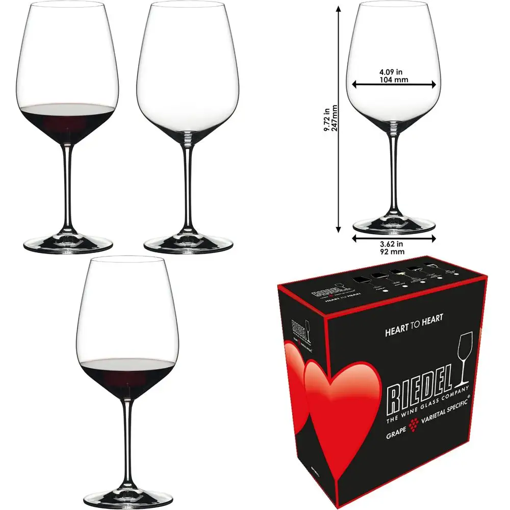 Набор бокалов для вина Cabernet Sauvignon из 2 предметов — дизайн от сердца до сердца для повышения дегустации
Набор бокалов для вина Cabernet Sauvignon из 2 предметов — дизайн от сердца до сердца для повышения дегустации