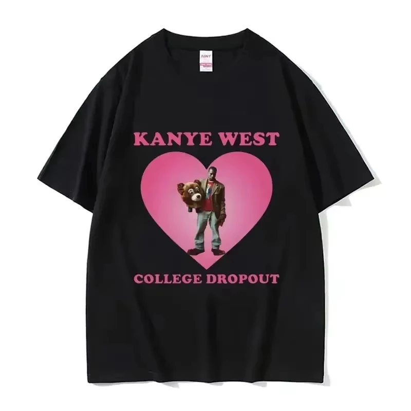 Kanye West 100% Cotton T-Shirt Men's Vintage Hip Hop Rap Style Tshirt Men Women Short Sleeve T Shirt Streetwear
Kanye West 100% Cotton T-Shirt Men's Vintage Hip Hop Rap Style Tshirt Men Women Short Sleeve T Shirt Streetwear