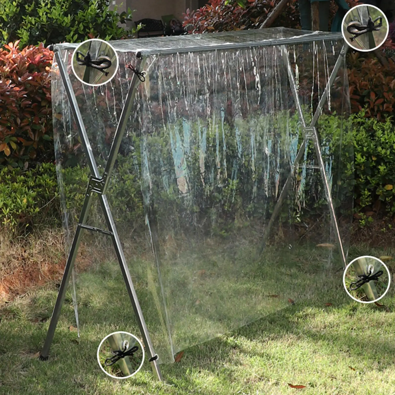 Clothes Drying Rack Rain Cover Drying Rack Rain Protector Cover Transparent PVC rain cover laundry protection cover for outdoor
Clothes Drying Rack Rain Cover Drying Rack Rain Protector Cover Transparent PVC rain cover laundry protection cover for outdoor