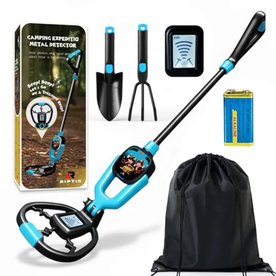 Metal Detector for Lightweight Metal Detector with Adjustable Stem LED Depth Display Waterproof Search Coil Shovel Rake and Car
Metal Detector for Lightweight Metal Detector with Adjustable Stem LED Depth Display Waterproof Search Coil Shovel Rake and Car