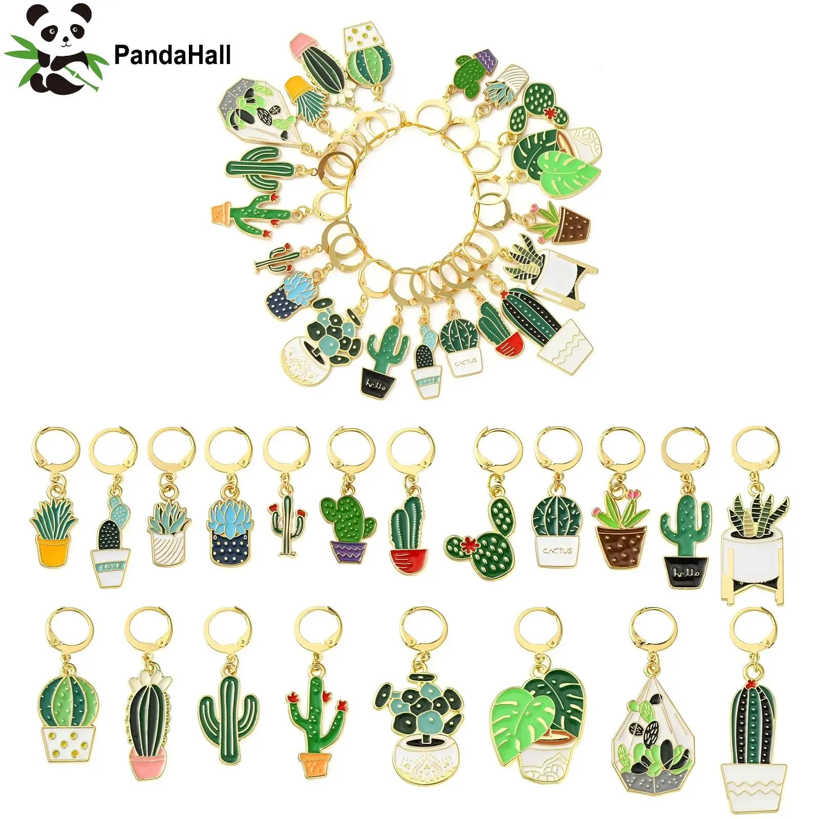 PandaHall 20Pcs Mixed Styles Plant Stitch Markers Tropical Cactus Succulents Crochet Stitch Charms for Knitting Accessories
PandaHall 20Pcs Mixed Styles Plant Stitch Markers Tropical Cactus Succulents Crochet Stitch Charms for Knitting Accessories