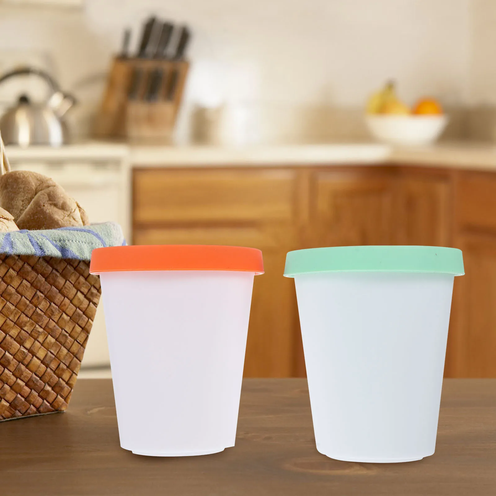 3 Pcs Ice Cream Buckets Reusable Silicone Containers Medium Size Red Green Dessert Cups Yogurt Food Portion
3 Pcs Ice Cream Buckets Reusable Silicone Containers Medium Size Red Green Dessert Cups Yogurt Food Portion